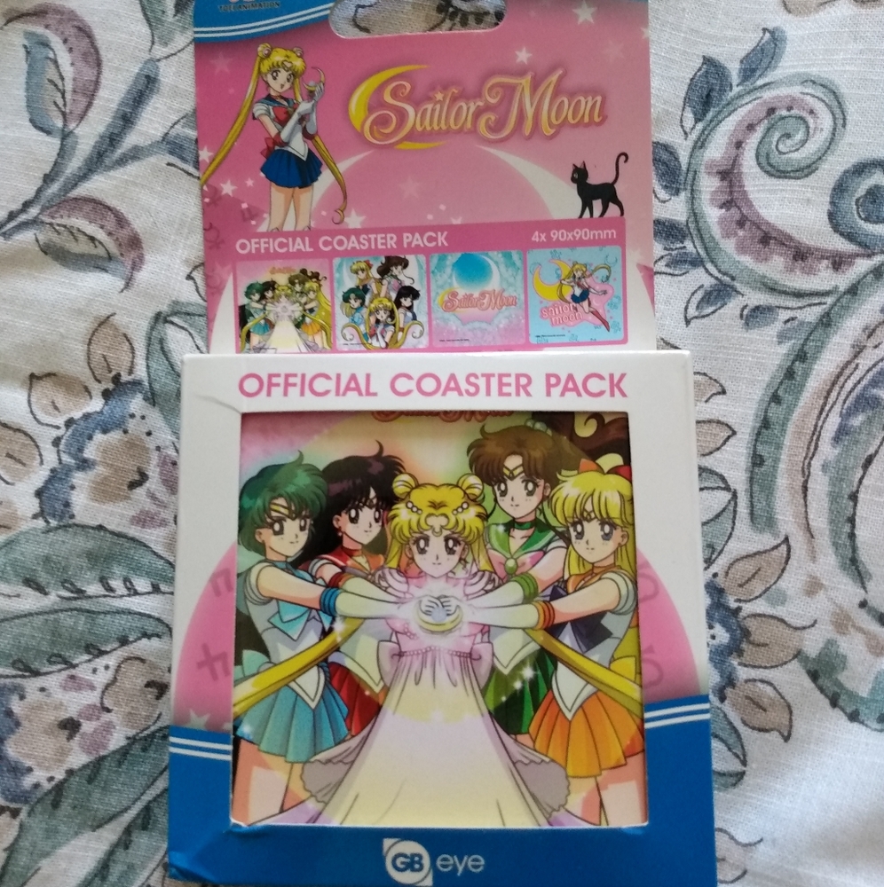 Sailor moon coaster set
